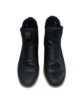 Roots Black Leather Chelsea Boots Men's Size 10.5